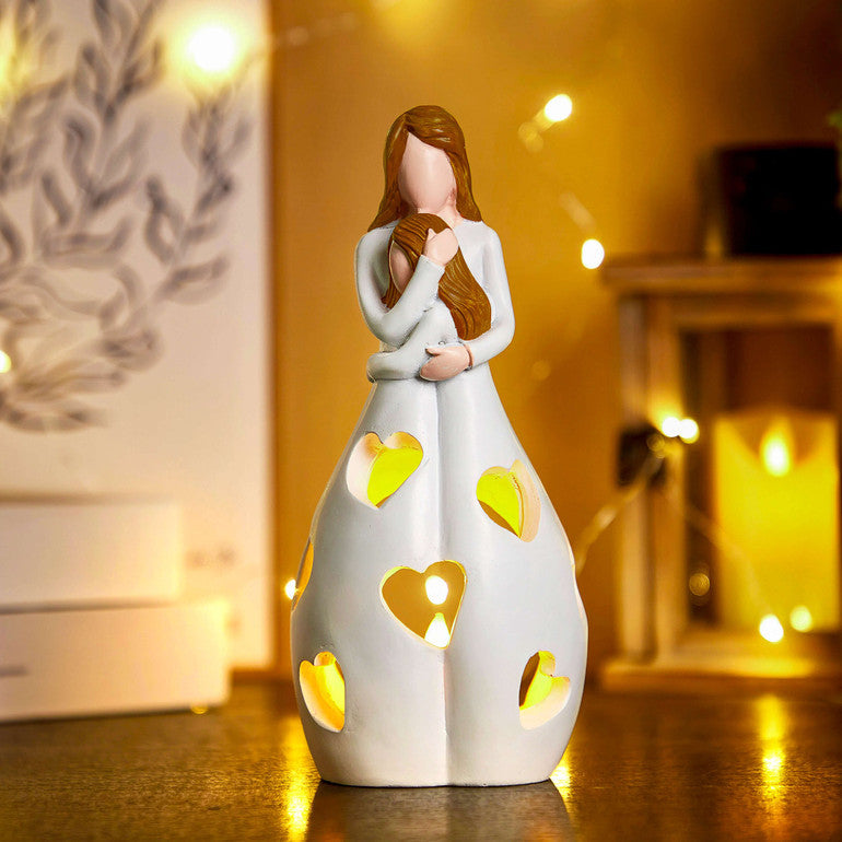 Lavisa - Eternal Love Mother and Daughter Figurine Light