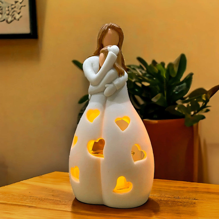 Lavisa - Eternal Love Mother and Daughter Figurine Light