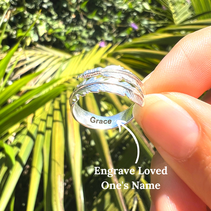 Lavisa - Angel Feather Ring
