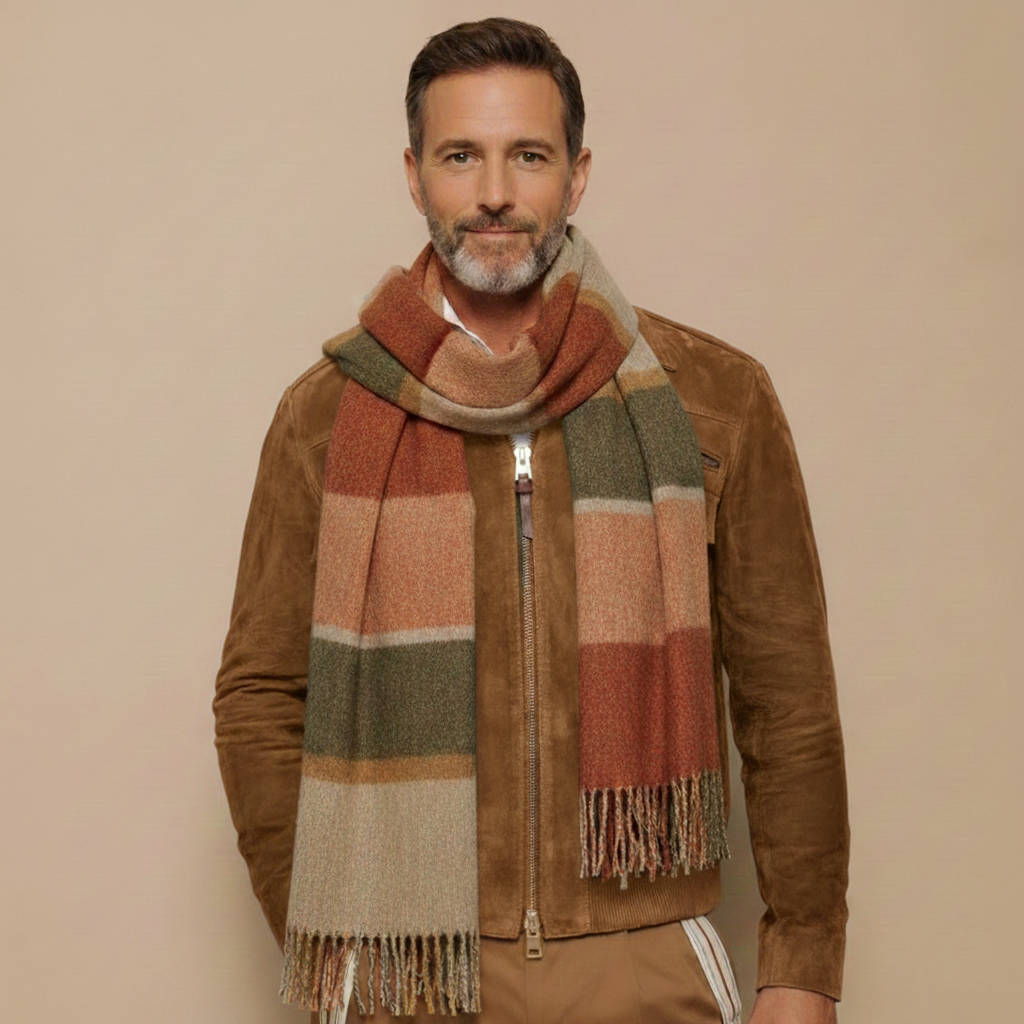 Lavisa - Retro Lapel Suede Jacket for Men