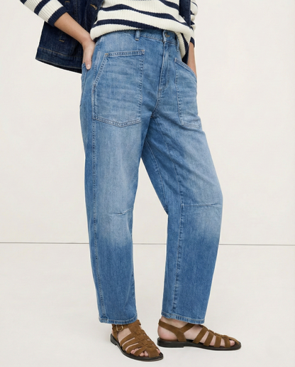 Lavisa - Camden Structured Barrel Leg Jeans