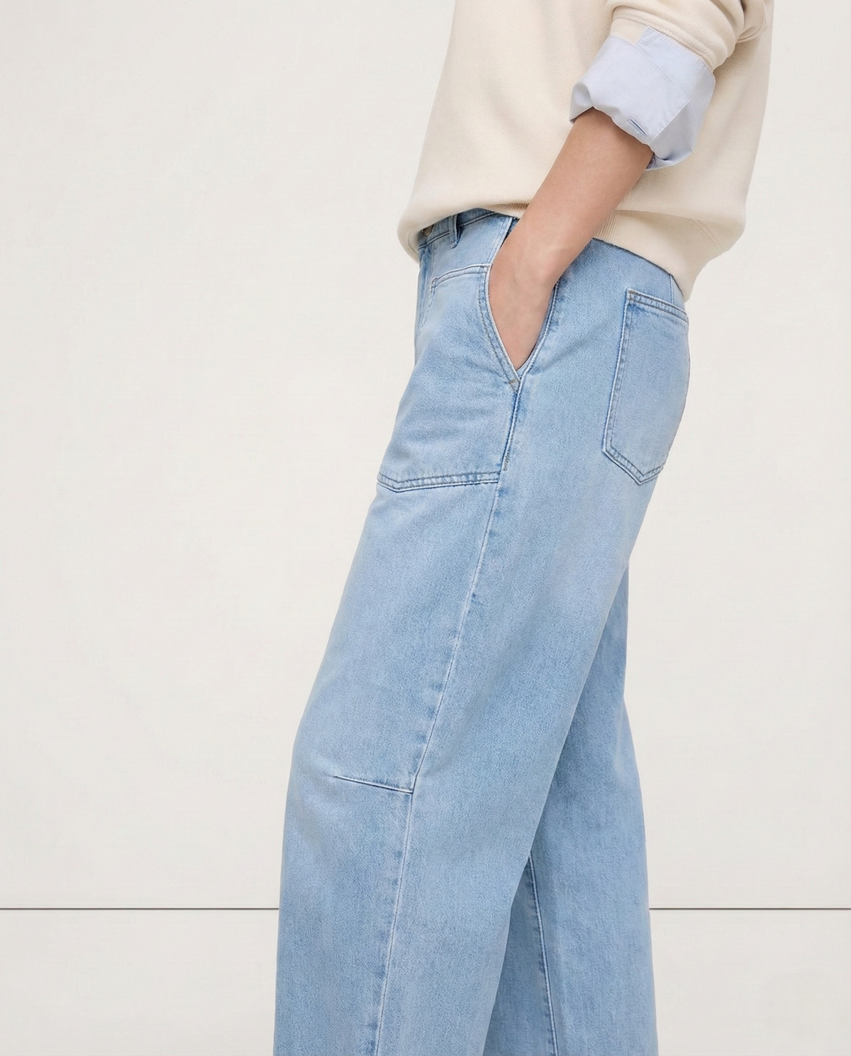 Lavisa - Camden Structured Barrel Leg Jeans