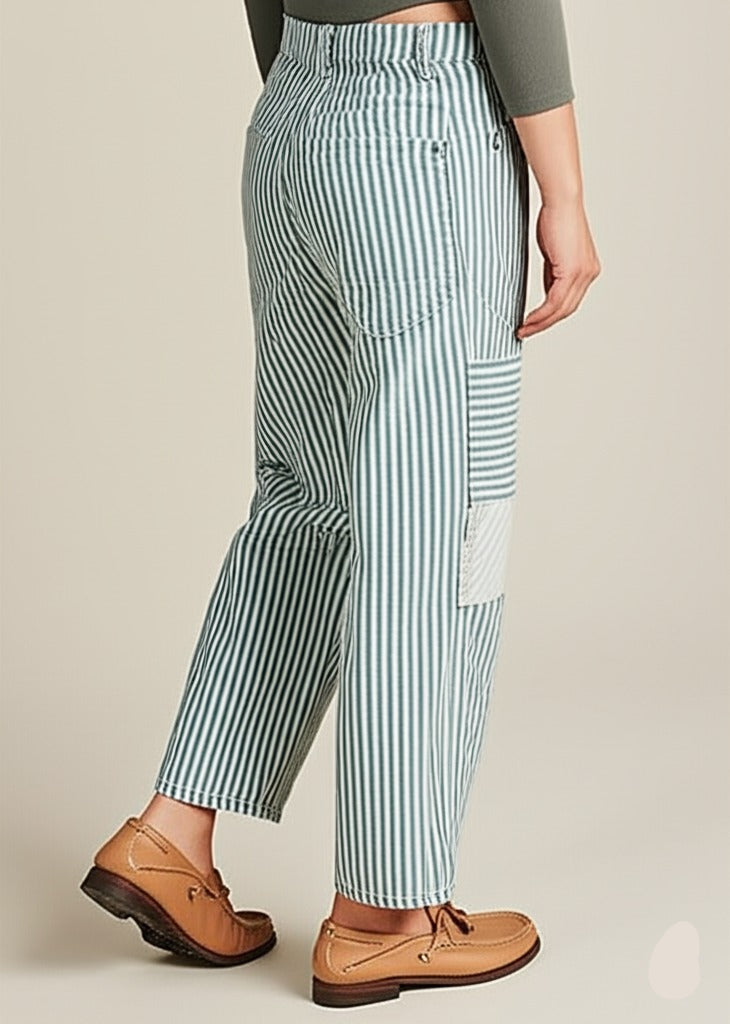 Lavisa - The Cove Striped Drawstring Pants