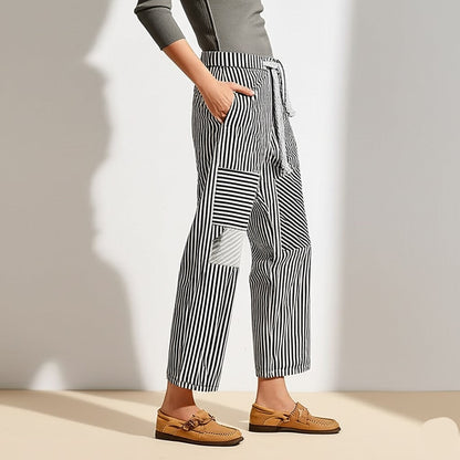 Lavisa - The Cove Striped Drawstring Pants
