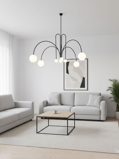 Lavisa - Modern Arc Globe LED Pendant Light