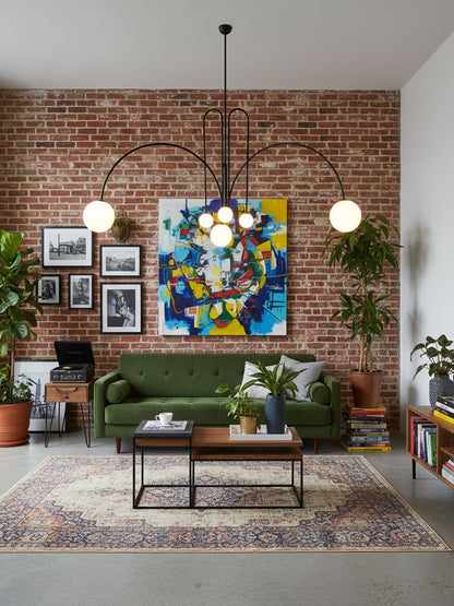 Lavisa - Modern Arc Globe LED Pendant Light