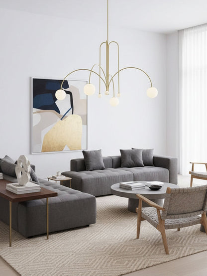 Lavisa - Modern Arc Globe LED Pendant Light
