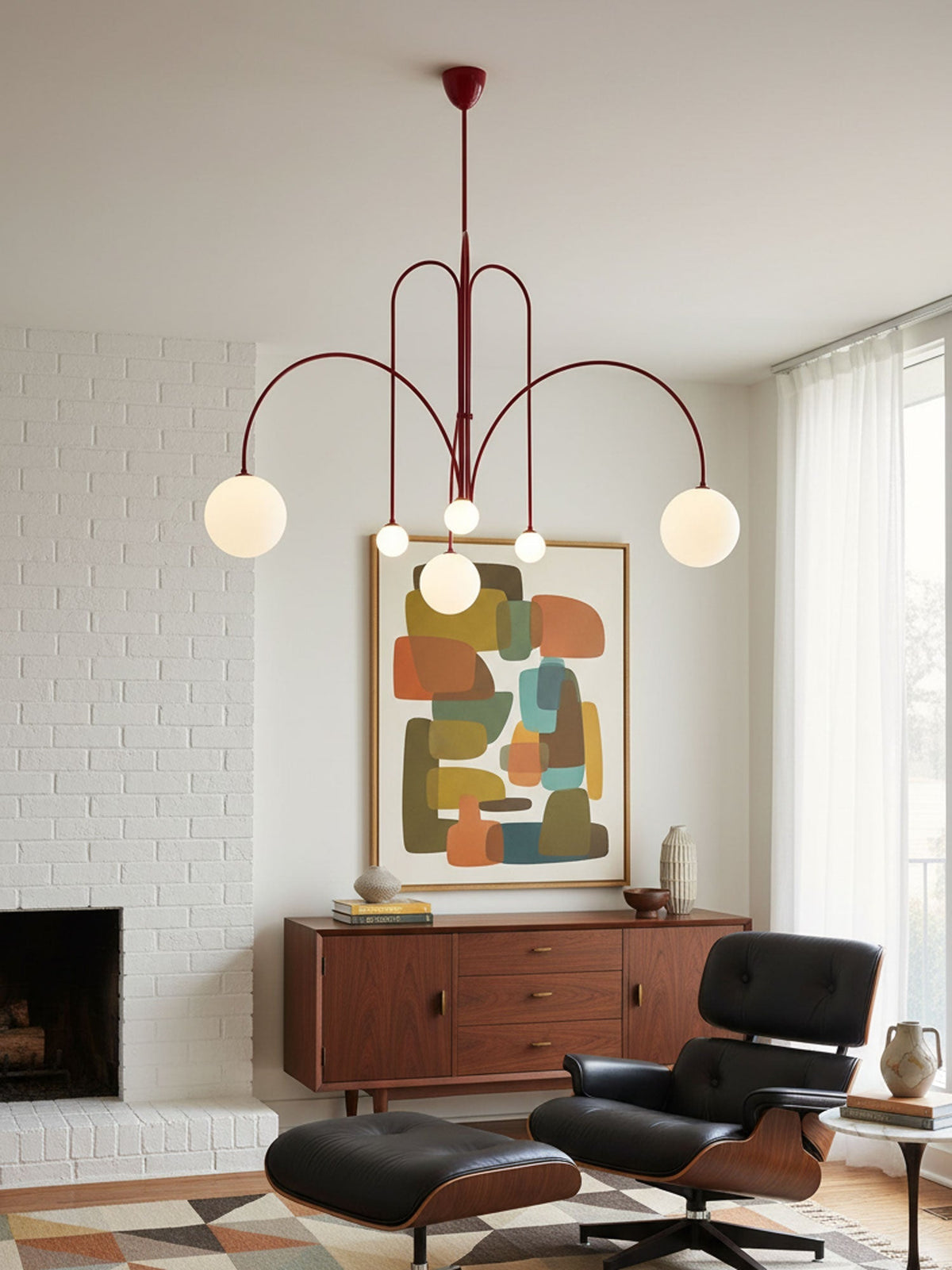 Lavisa - Modern Arc Globe LED Pendant Light