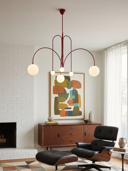 Lavisa - Modern Arc Globe LED Pendant Light