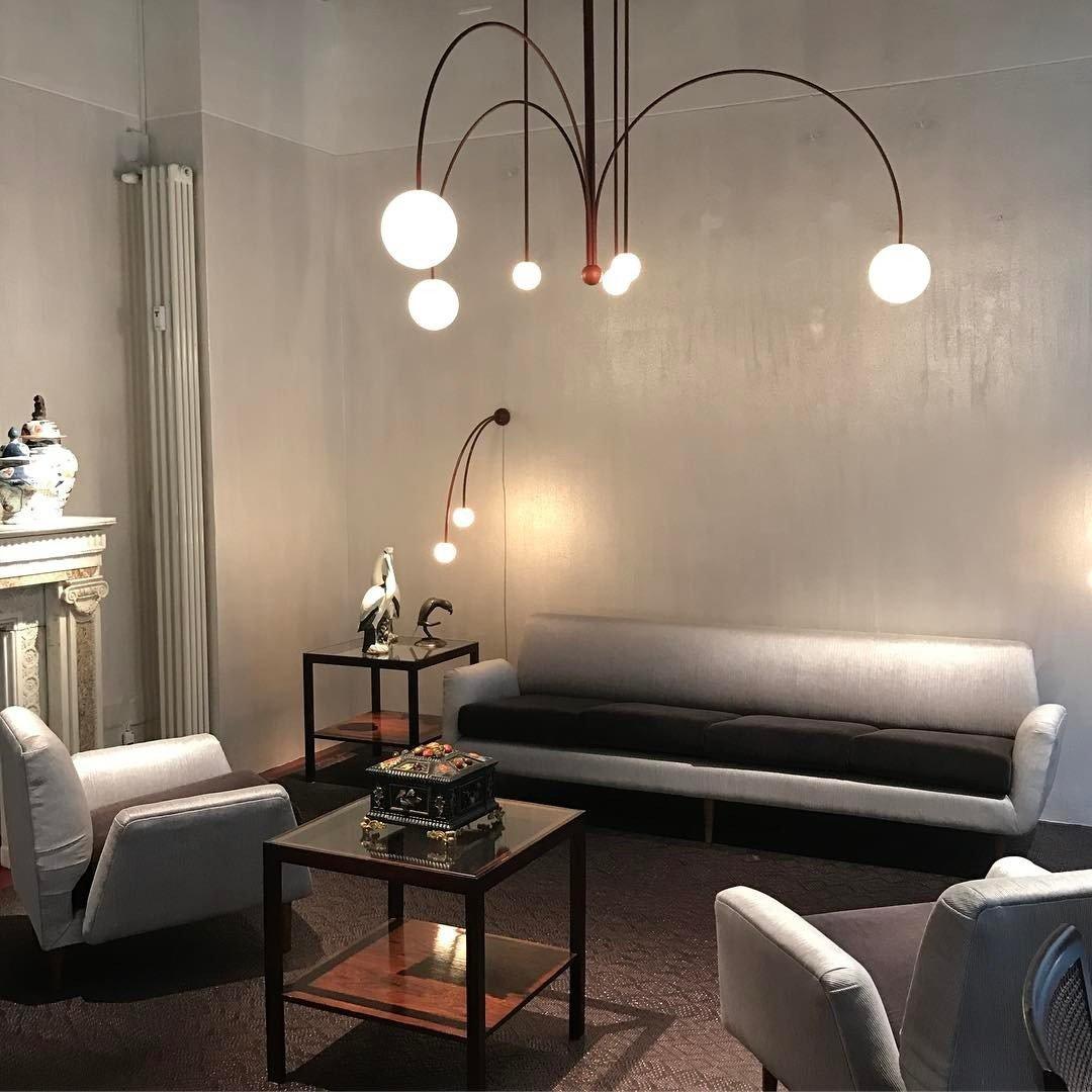 Lavisa - Modern Arc Globe LED Pendant Light