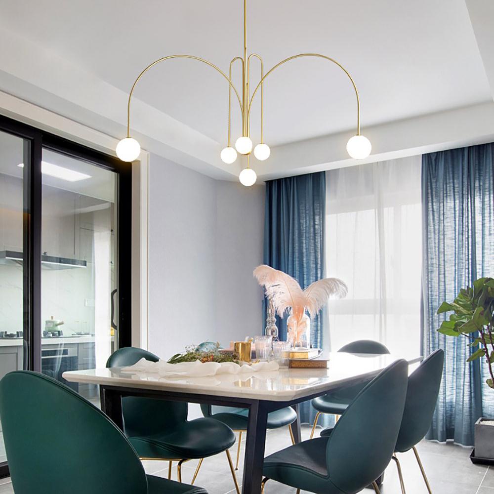 Lavisa - Modern Arc Globe LED Pendant Light
