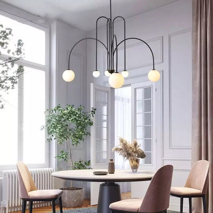 Lavisa - Modern Arc Globe LED Pendant Light
