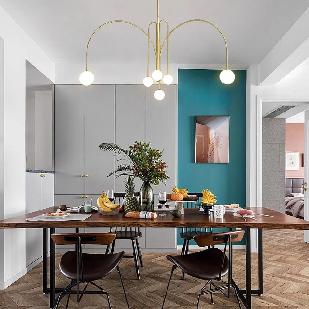 Lavisa - Modern Arc Globe LED Pendant Light