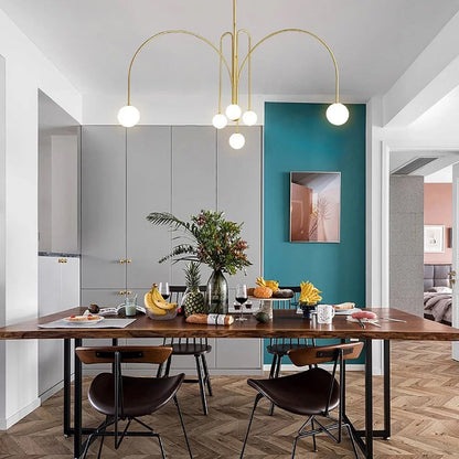 Lavisa - Modern Arc Globe LED Pendant Light