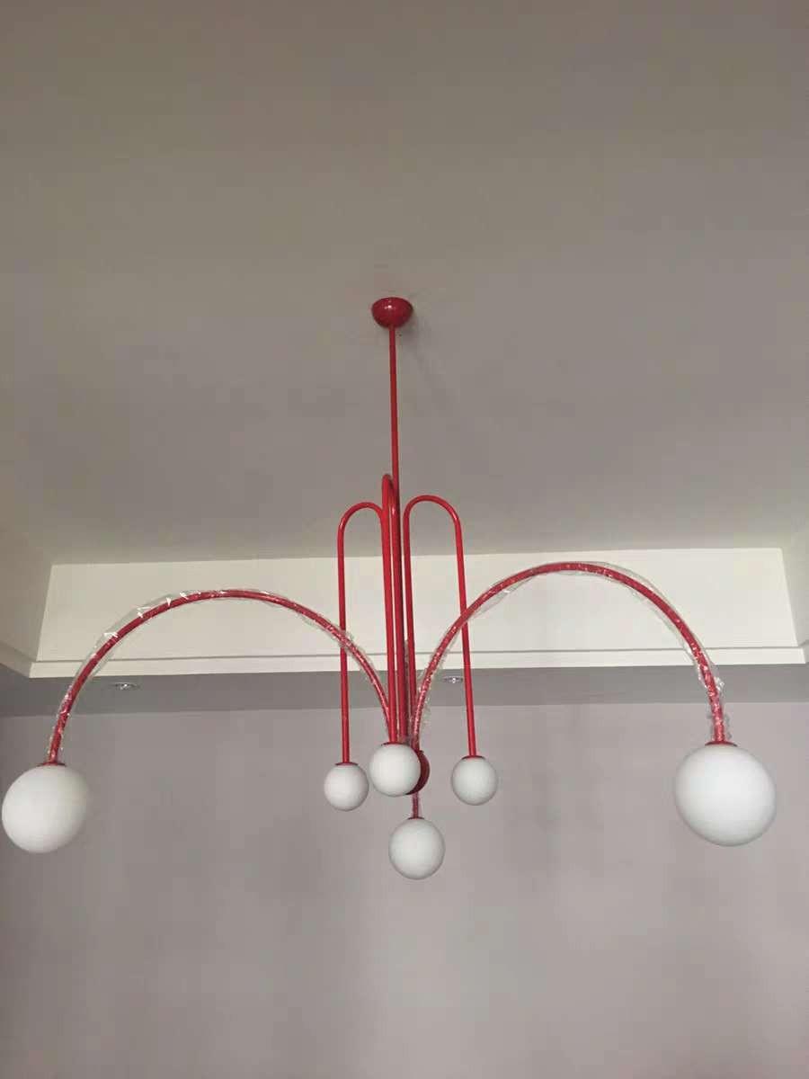 Lavisa - Modern Arc Globe LED Pendant Light