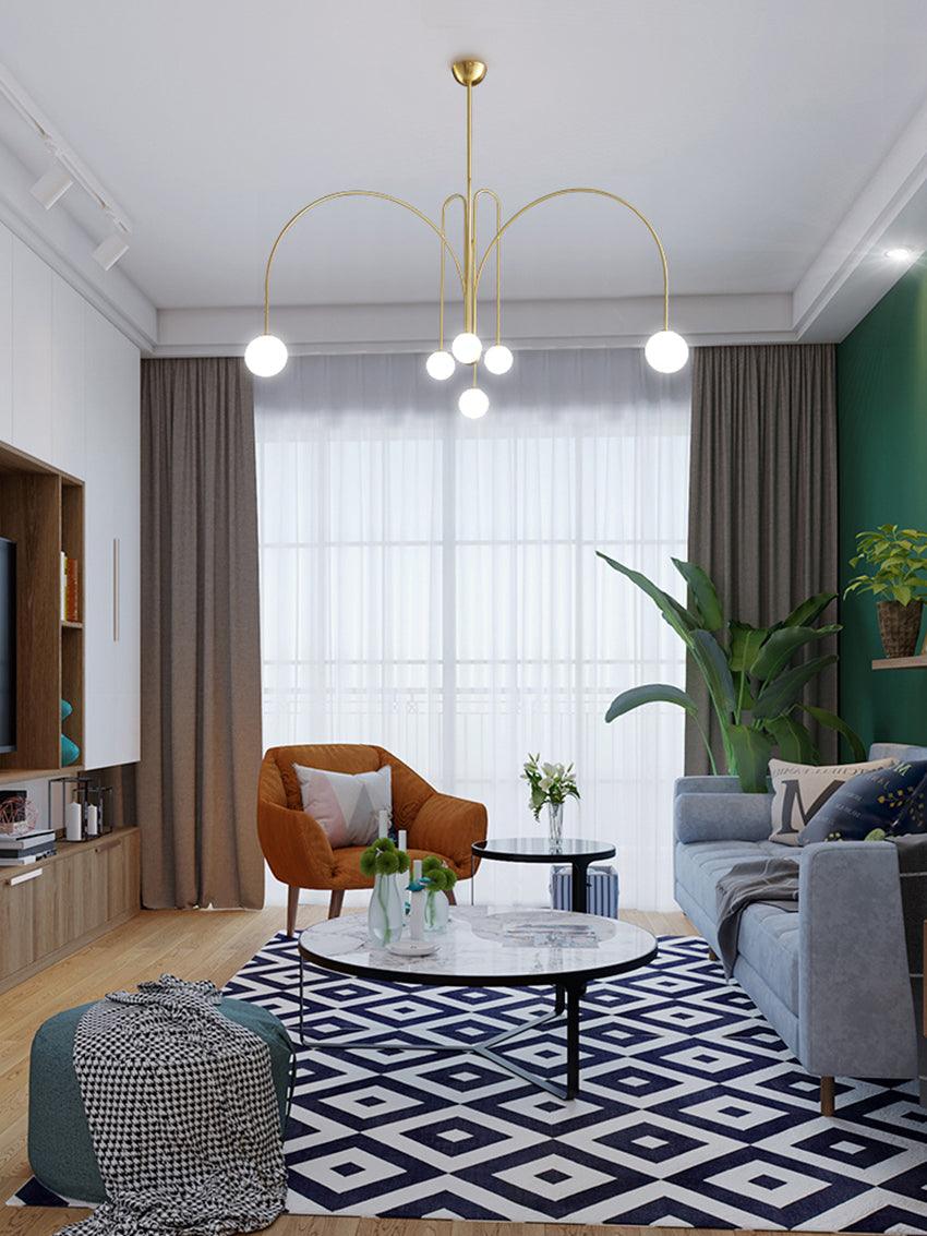 Lavisa - Modern Arc Globe LED Pendant Light