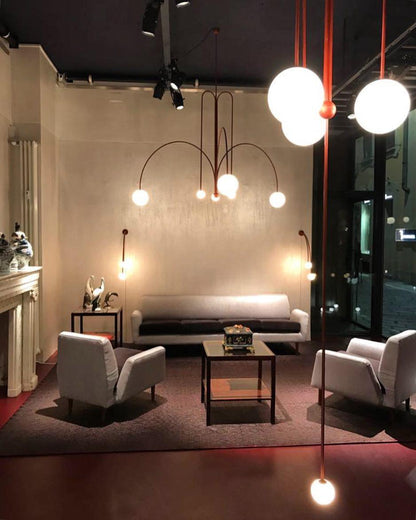 Lavisa - Modern Arc Globe LED Pendant Light