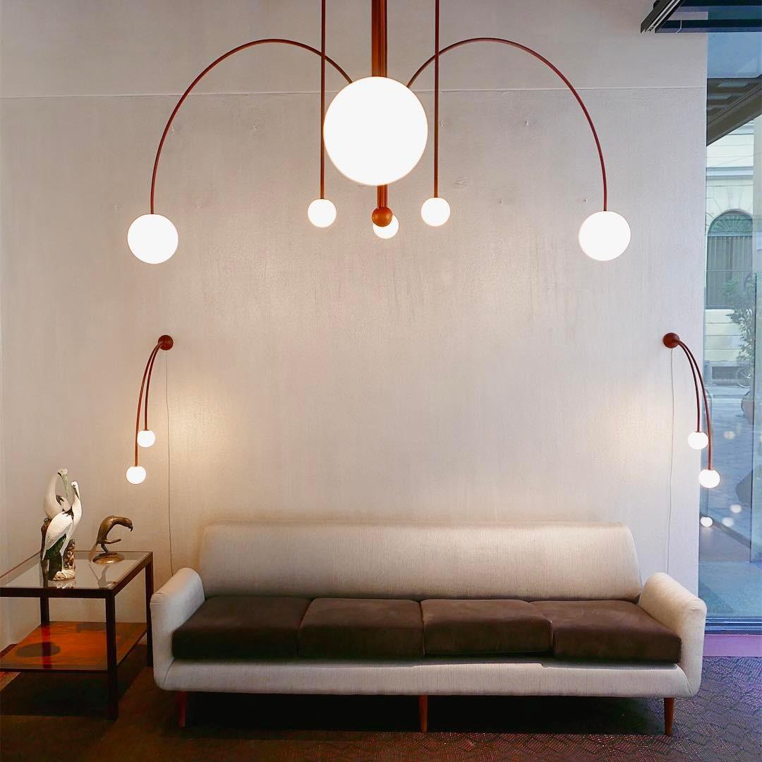 Lavisa - Modern Arc Globe LED Pendant Light