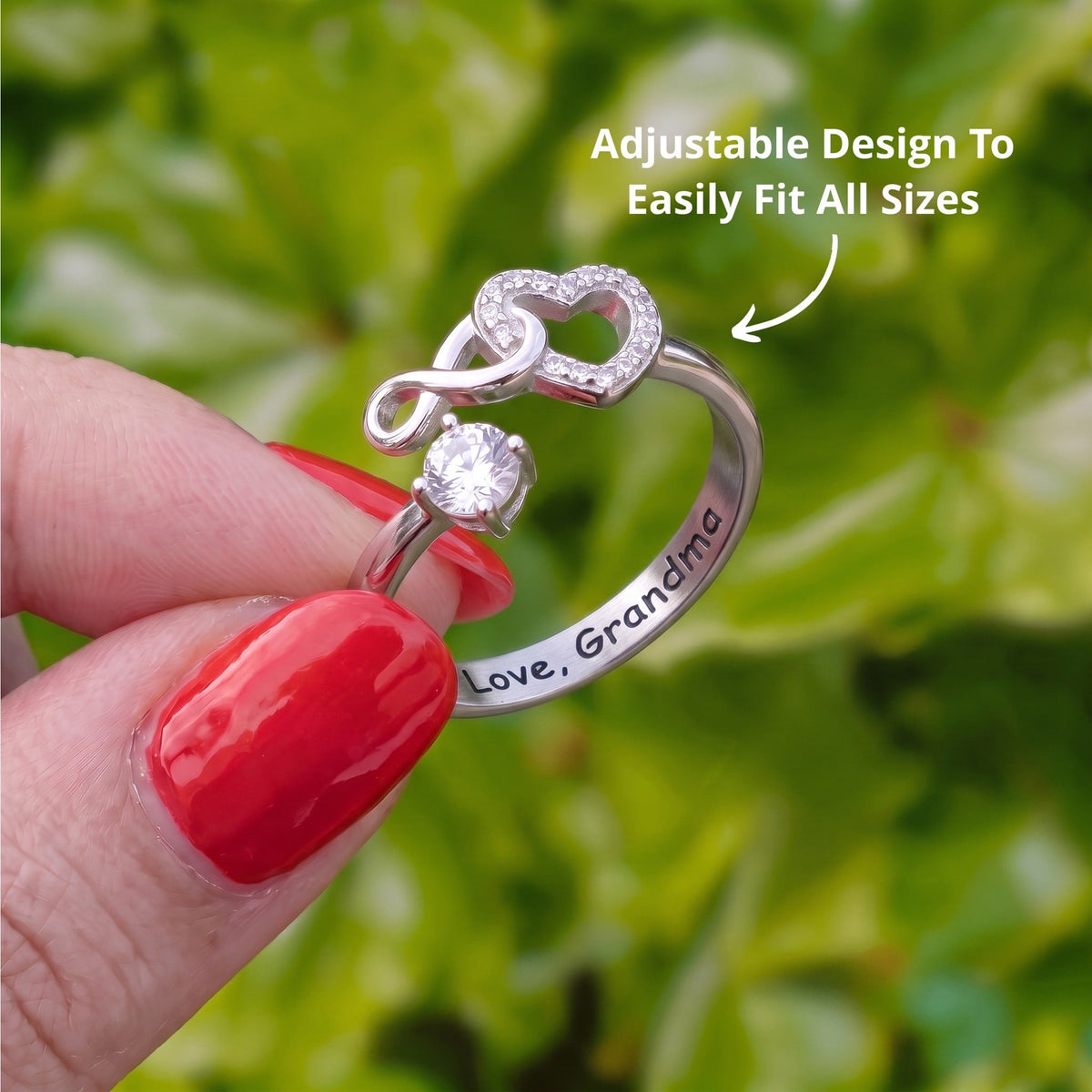 Lavisa - Grandma and Granddaughter Memorial Ring