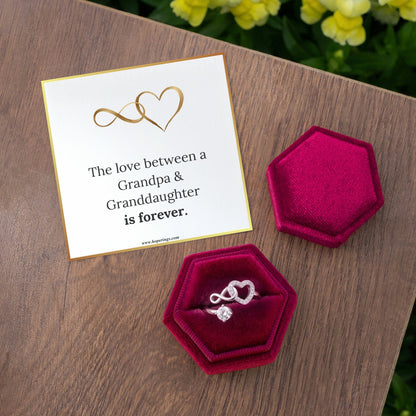 Lavisa - Granddaughter Forever Love Adjustable Ring Gift