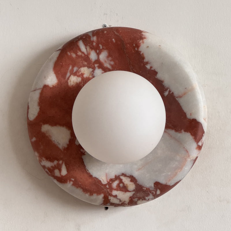 Lavisa - Modern Disc Globe Wall Light - Minimalist LED Fixture