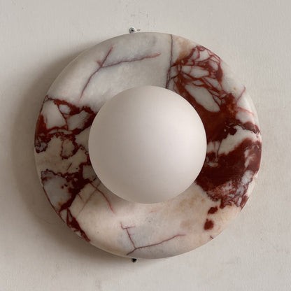 Lavisa - Modern Disc Globe Wall Light - Minimalist LED Fixture