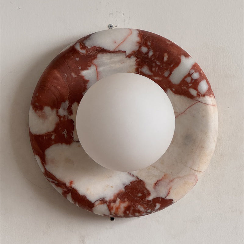 Lavisa - Modern Disc Globe Wall Light - Minimalist LED Fixture