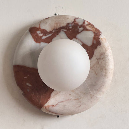 Lavisa - Modern Disc Globe Wall Light - Minimalist LED Fixture