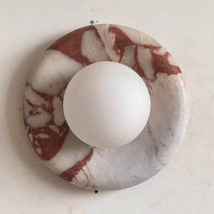 Lavisa - Modern Disc Globe Wall Light - Minimalist LED Fixture