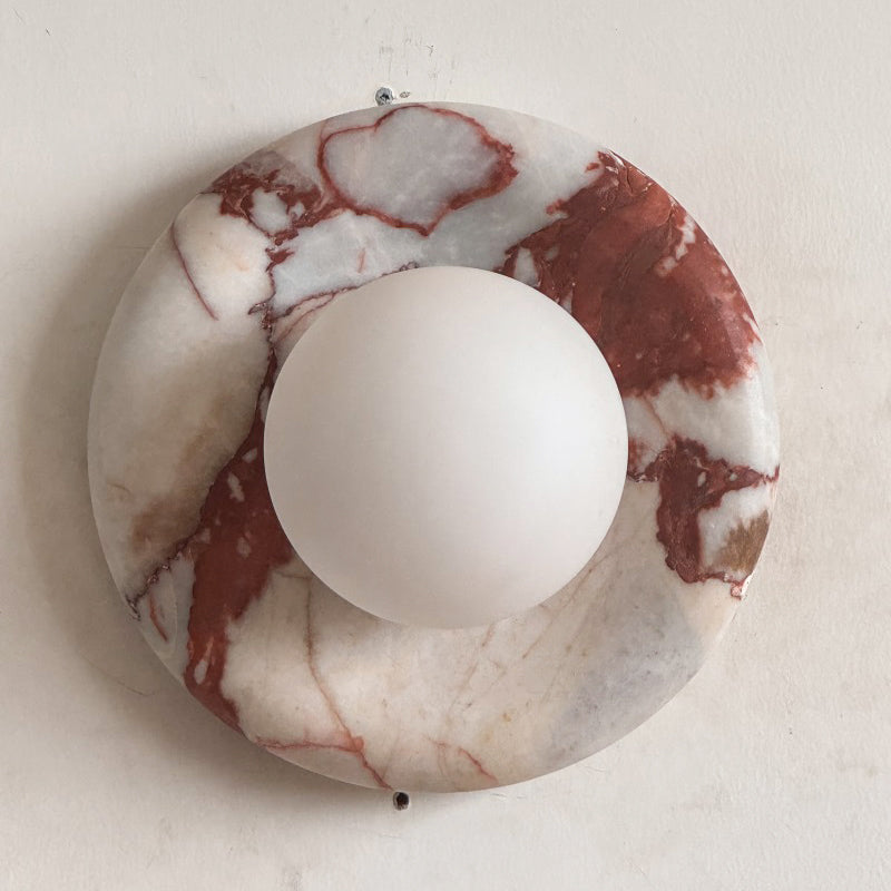 Lavisa - Modern Disc Globe Wall Light - Minimalist LED Fixture