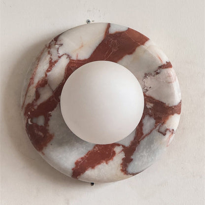 Lavisa - Modern Disc Globe Wall Light - Minimalist LED Fixture