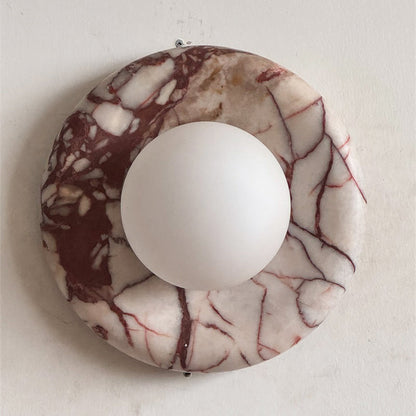 Lavisa - Modern Disc Globe Wall Light - Minimalist LED Fixture