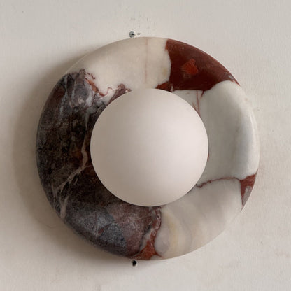 Lavisa - Modern Disc Globe Wall Light - Minimalist LED Fixture