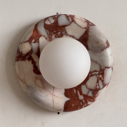 Lavisa - Modern Disc Globe Wall Light - Minimalist LED Fixture