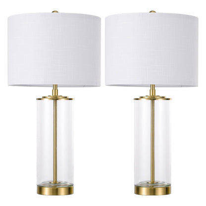 Lavisa - DIY Fillable Glass Table Lamps Set of 2