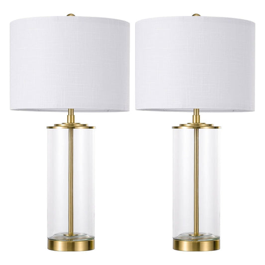 Lavisa - DIY Fillable Glass Table Lamps Set of 2