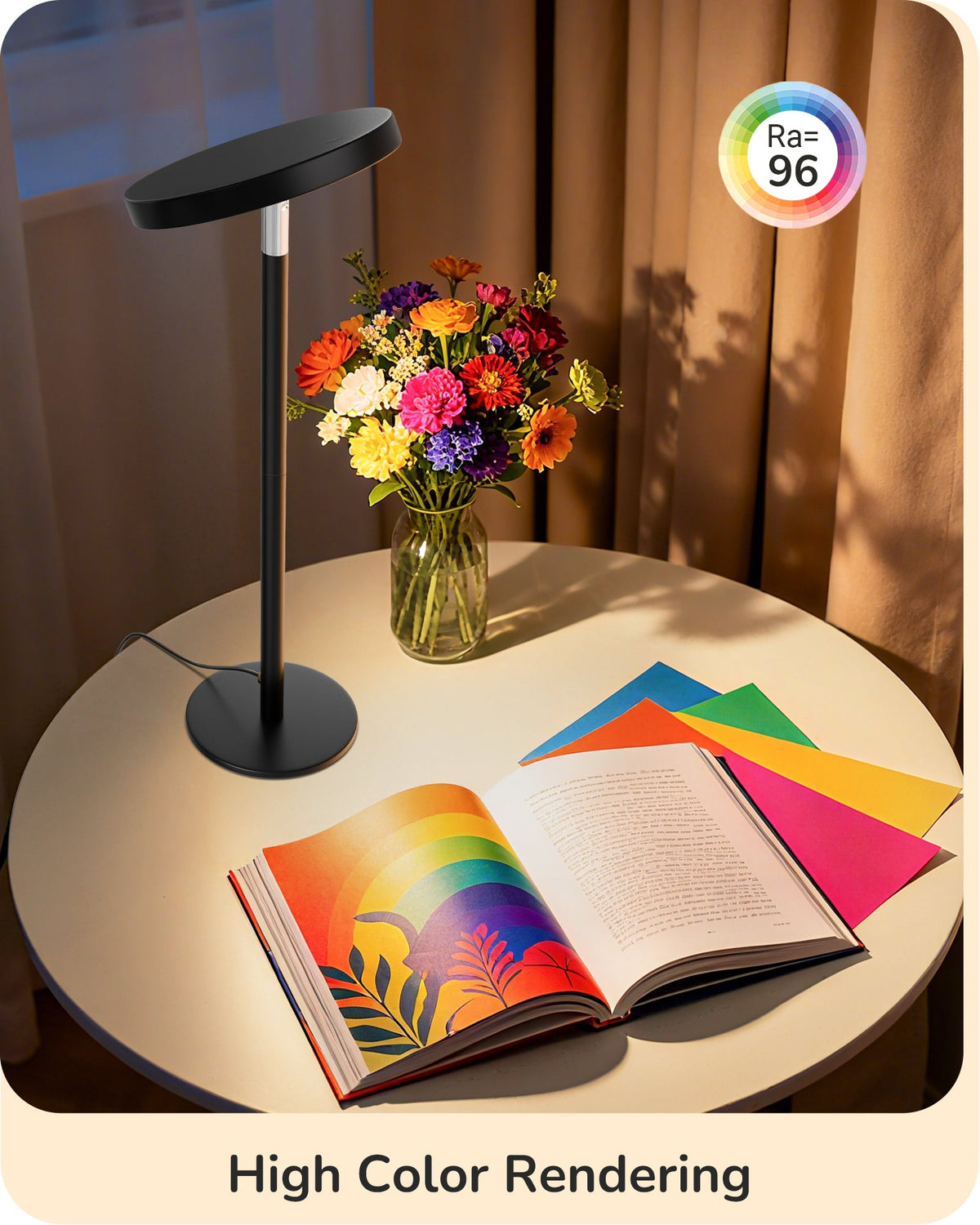 Lavisa - Touch Control LED Task Table Lamp with Memory Dimming