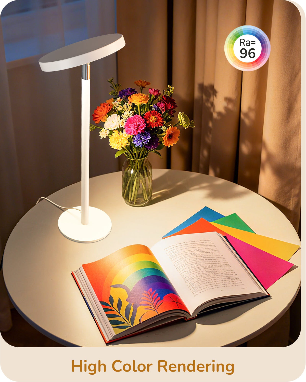 Lavisa - Touch Control LED Task Table Lamp with Memory Dimming