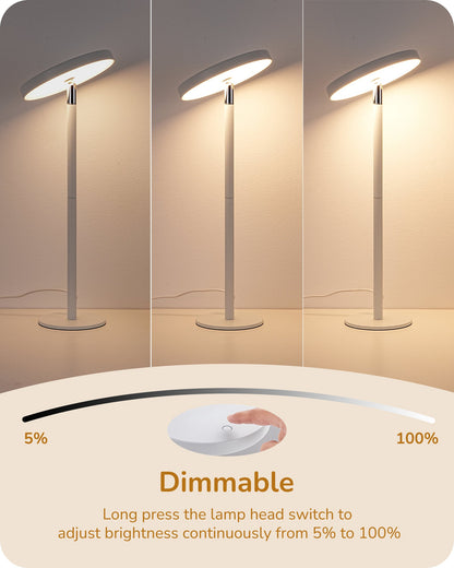Lavisa - Touch Control LED Task Table Lamp with Memory Dimming