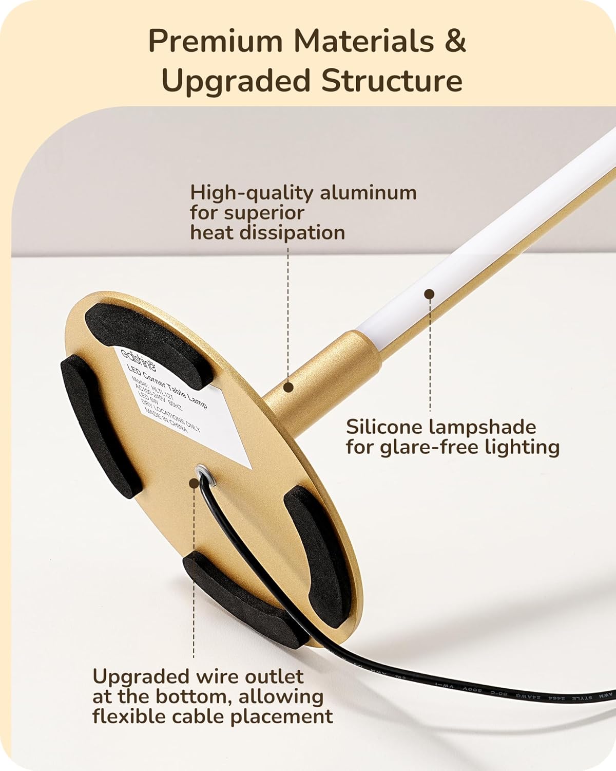 Lavisa - Modern Minimalist Dimmable LED Table Lamps Set of 2
