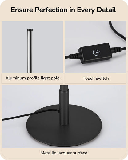 Lavisa - Modern Minimalist Dimmable LED Table Lamps Set of 2