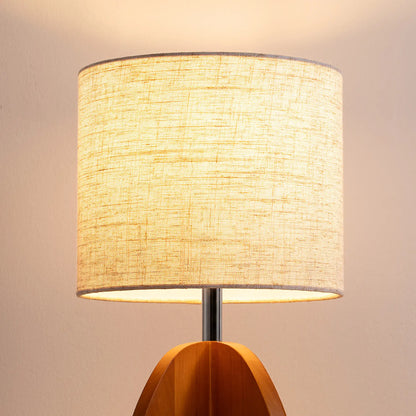 Lavisa - Minimalist Wood Base Bedside Table Lamp
