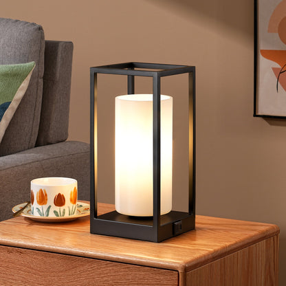 Lavisa - Touch Control Modern Table Lamp with Dual USB Ports