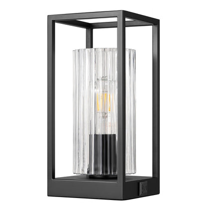 Lavisa - Touch Control Modern Table Lamp with Clear Glass Shade