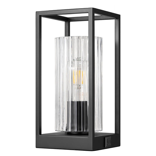 Lavisa - Touch Control Modern Table Lamp with Clear Glass Shade