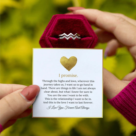Lavisa - Highs and Lows Memory Ring - Adjustable Keepsake