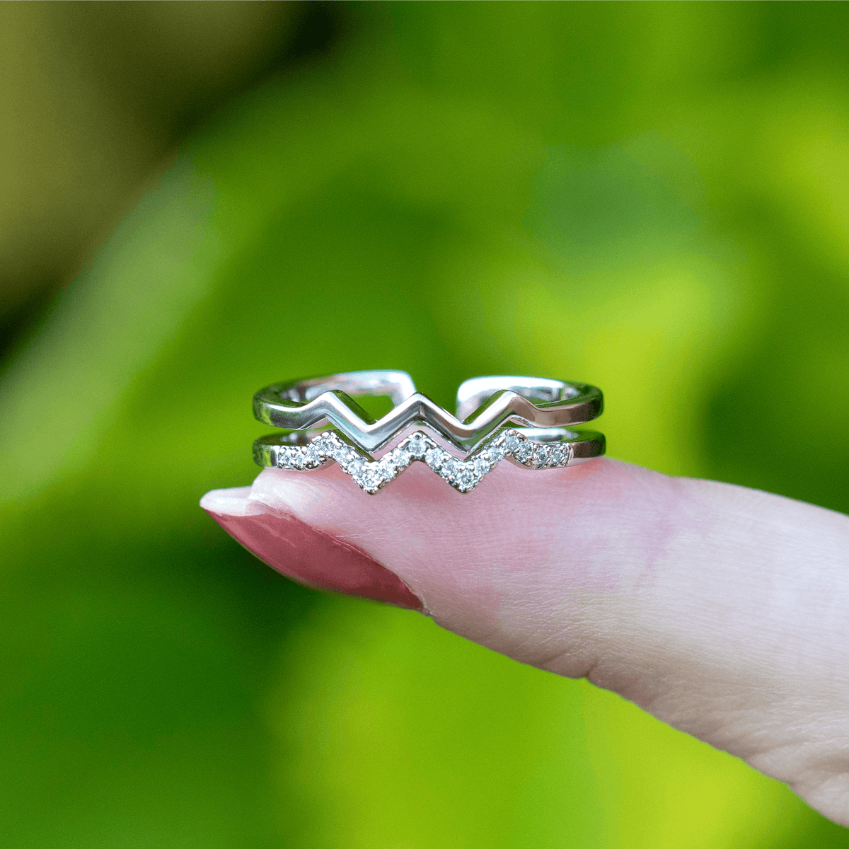 Lavisa - Highs and Lows Memory Ring - Adjustable Keepsake