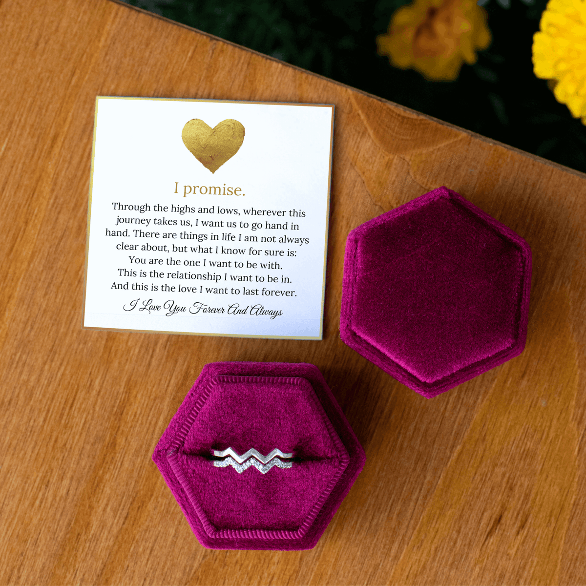 Lavisa - Highs and Lows Memory Ring - Adjustable Keepsake