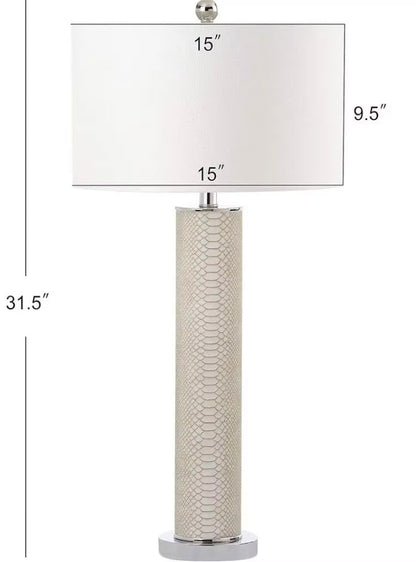Lavisa - Snakeskin Texture Table Lamp Set