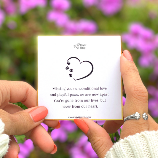 Lavisa - Memorial Paw Ring